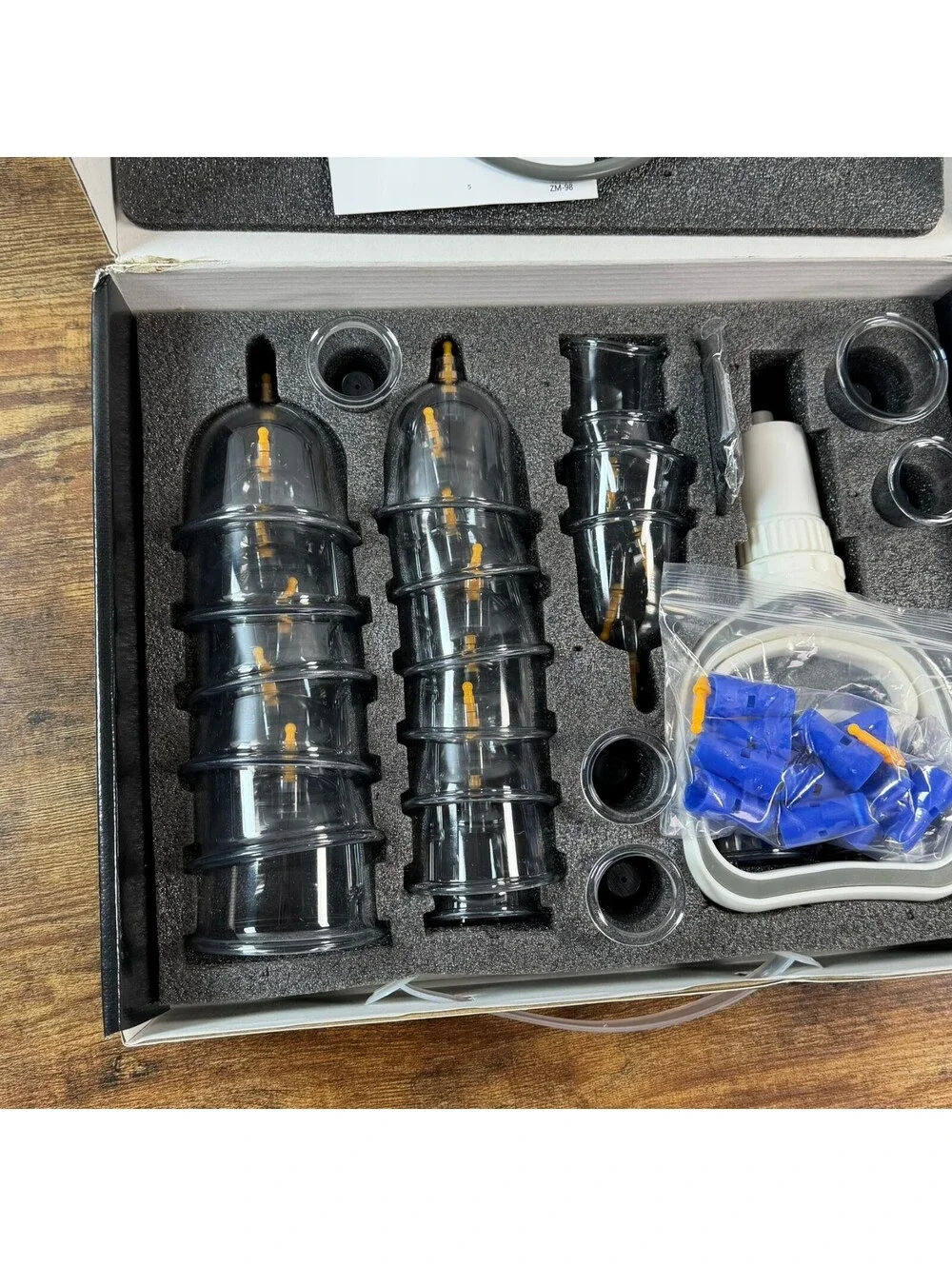 Cupluw Chinese Cupping Set 24 Cups Massage Therapy Kit Manual Pump New